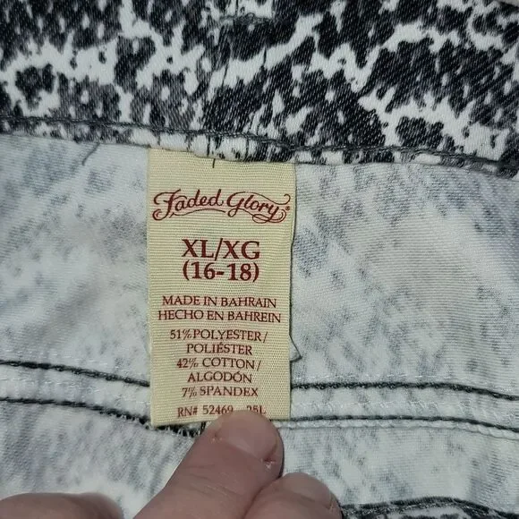 Womans Faded Glory Printed Leggings - Picture 9 of 9